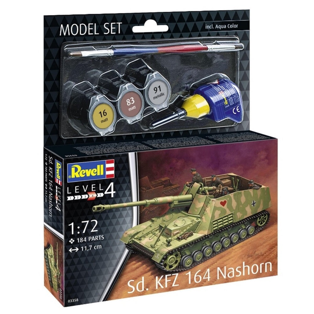 Revell: 1/72 Model Set Sd.KFZ 164 Nashorn 63358