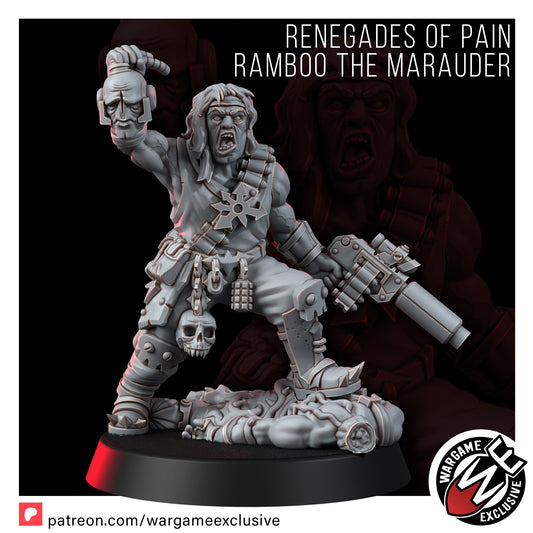 Wargame Exclusive: Chaos Renegades of Pain Ramboo the Marauder
