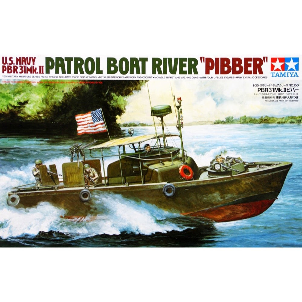 Tamiya: 1/35 US Navy PBR 31Mk.II Patrol Boat River Pibber 35150