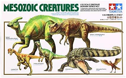 Tamiya: 1/35 Mesozoic Creatures Diorama Set 60107