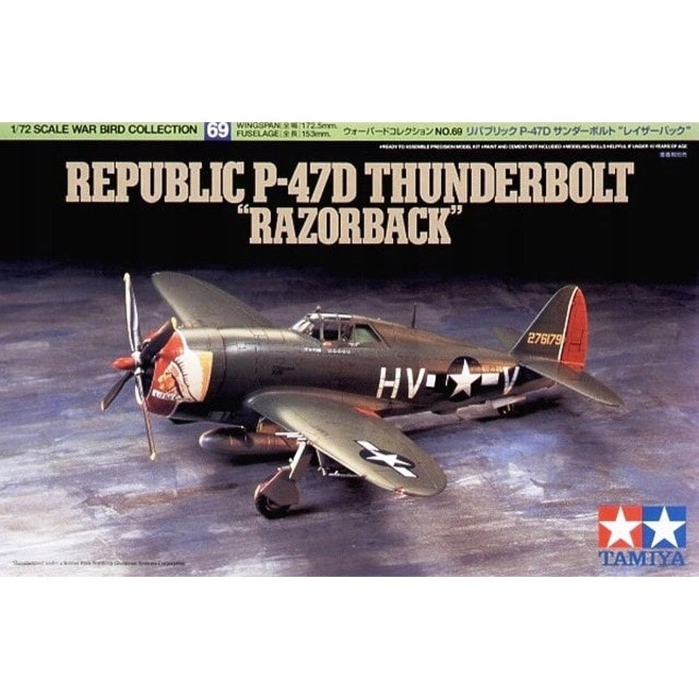 Tamiya: 1/72 Republic P-47D Thunderbolt Razorback 60769
