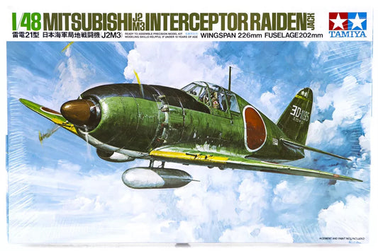 Tamiya: 1/48 Mitsubishi J2M3 Interceptor Raiden Jack 61018