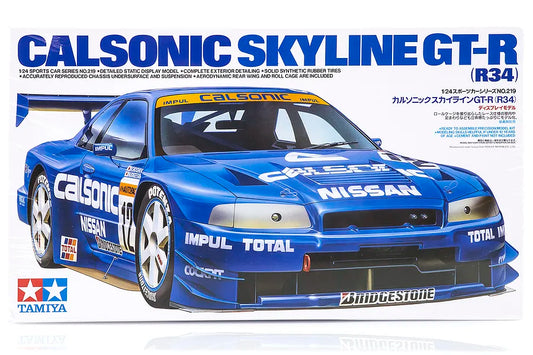 Tamiya: 1/24 Nissan Skyline R34 GT-R Calsonic 24219