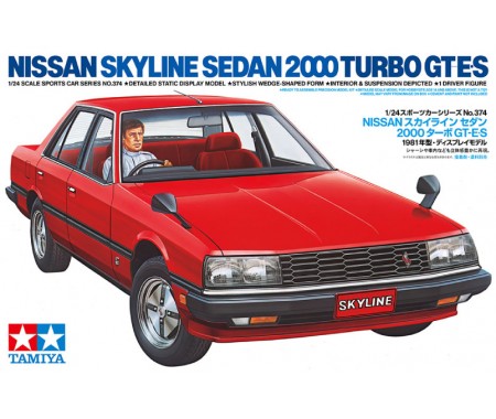 Tamiya: 1/24 Nissan Skyline Sedan 2000 Turbo GT-ES 24374