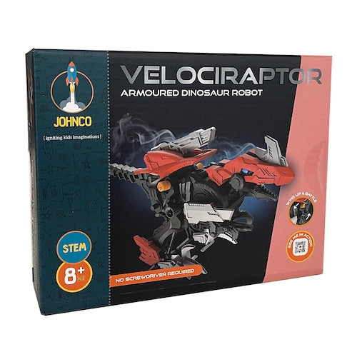 Johnco: Armoured Dinosaur Robot Velociraptor