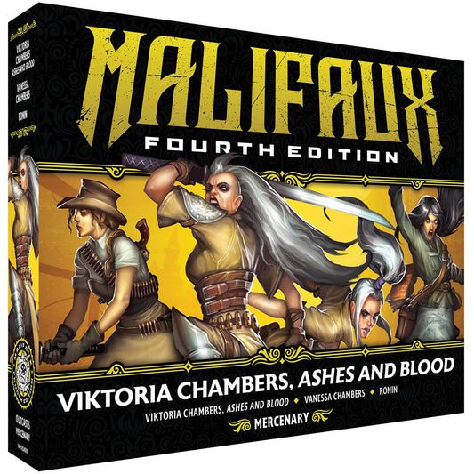 Malifaux: 4E Outcasts Viktoria Chambers, Ashes and Blood