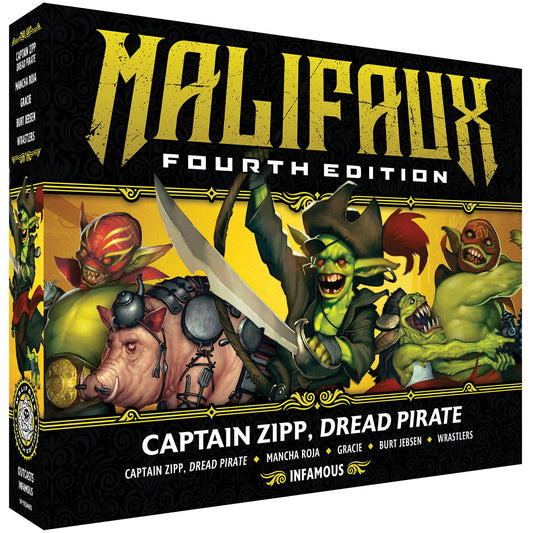 Malifaux: 4E Outcasts Captain Zipp, Dread Pirate
