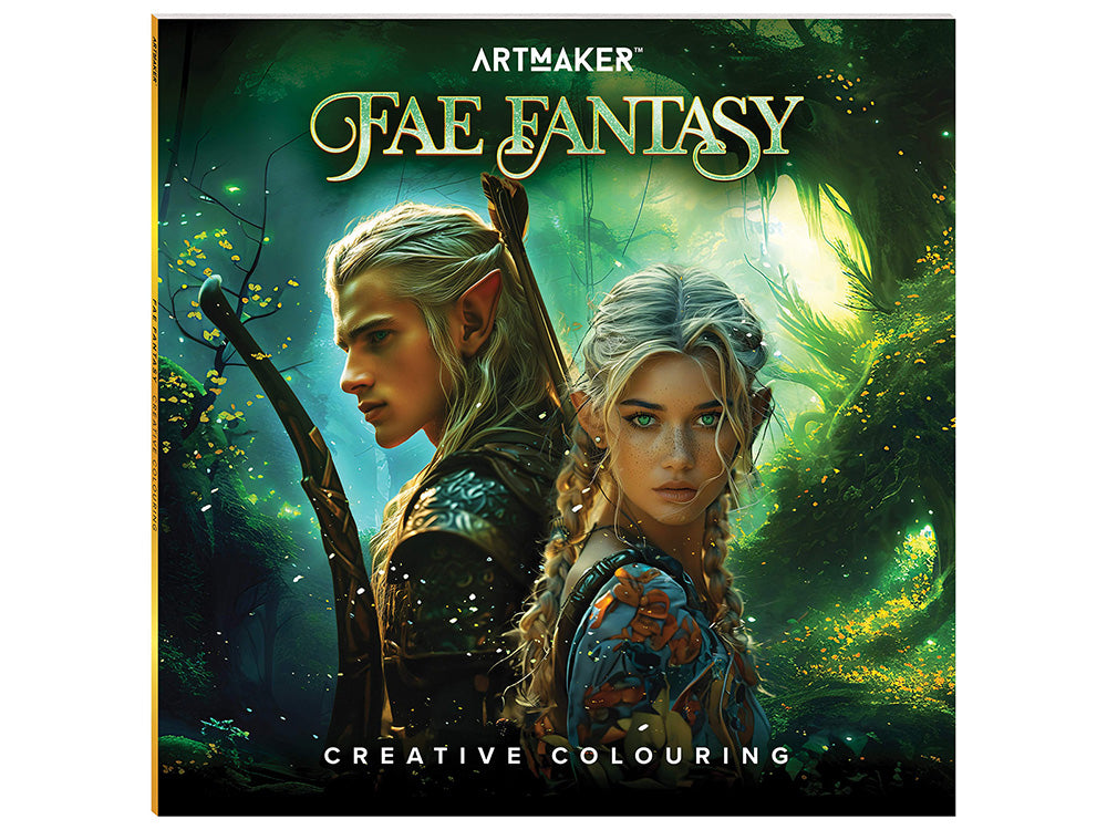 Artmaker: Fae Fantasy Creative Colouring Book