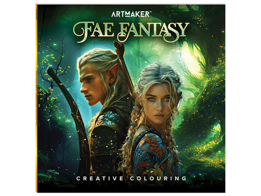 Artmaker: Fae Fantasy Creative Colouring Book