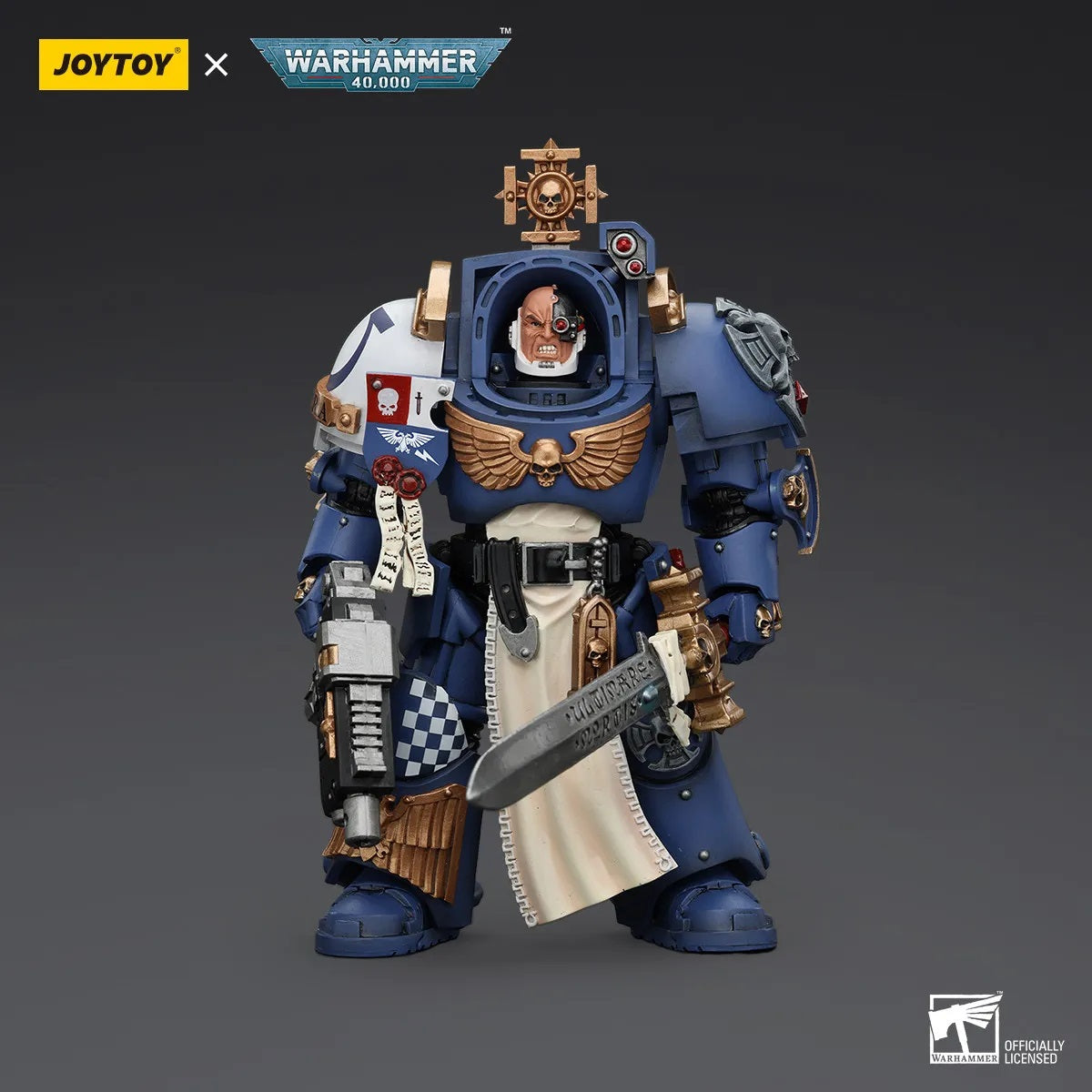 JoyToy: Warhammer 40k Ultramarines Captain in Terminator Armour
