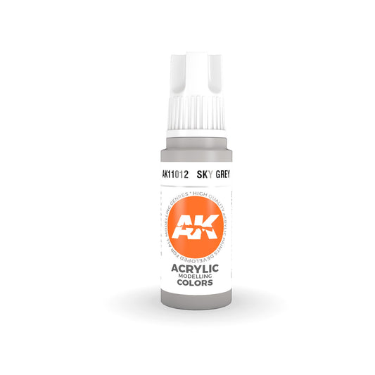 AK Interactive: 3 Gen Acrylics Sky Grey 17ml