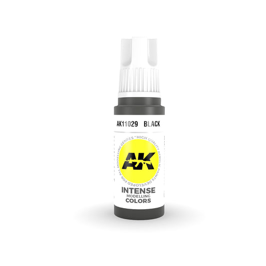 AK Interactive: 3 Gen Acrylics Black 17ml