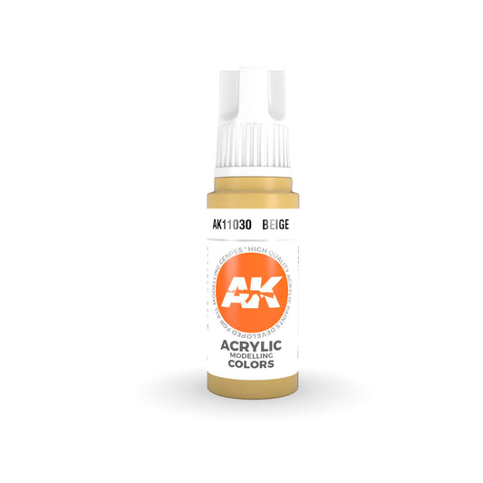 AK Interactive: 3 Gen Acrylics Beige 17ml