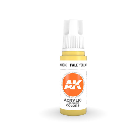 AK Interactive: 3 Gen Acrylics Pale Yellow 17ml