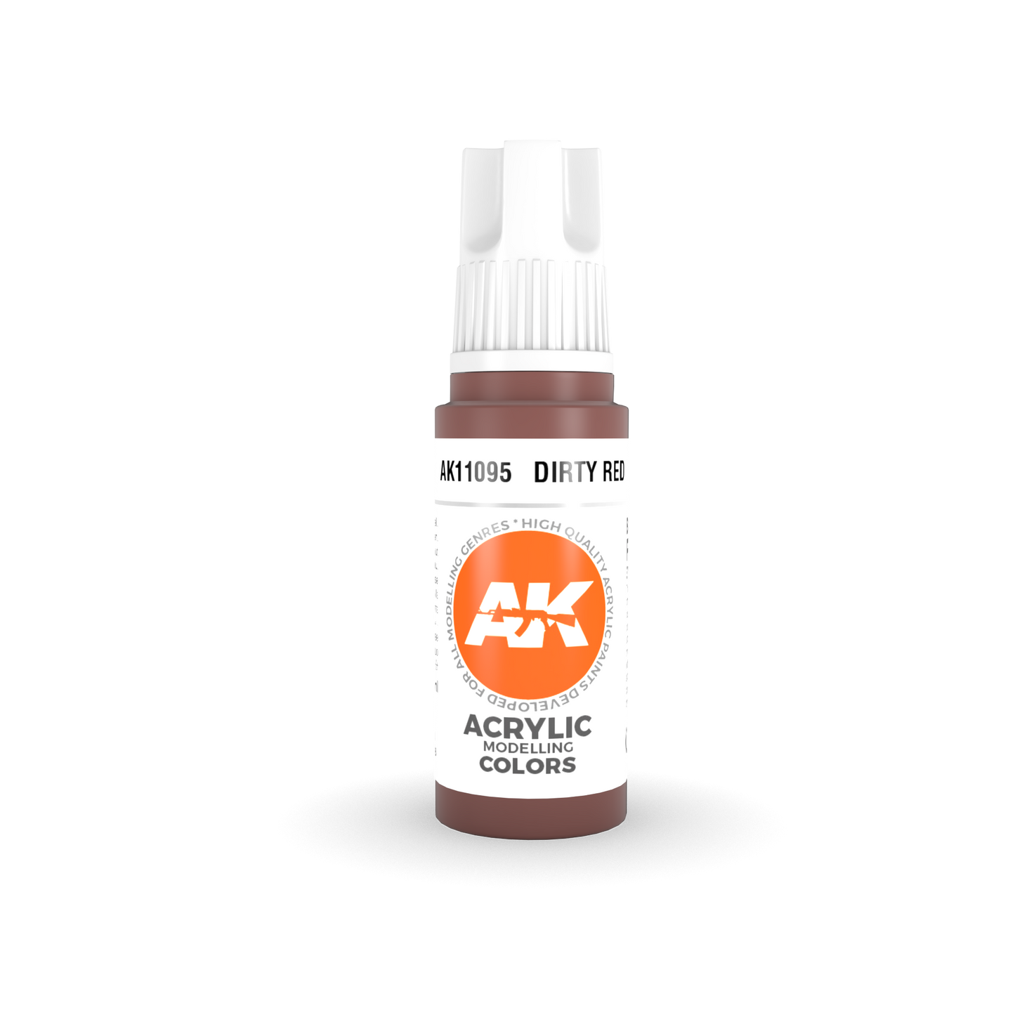 AK Interactive: 3 Gen Acrylics Dirty Red 17ml