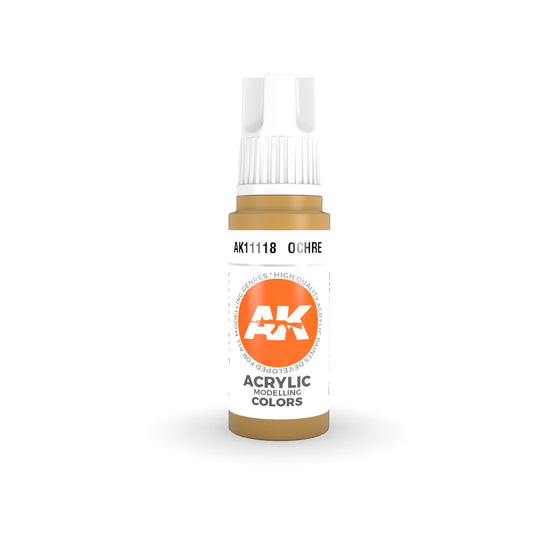 AK Interactive: 3 Gen Acrylics Ocher 17ml