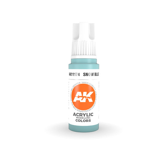 AK Interactive: 3 Gen Acrylics Snow Blue 17ml