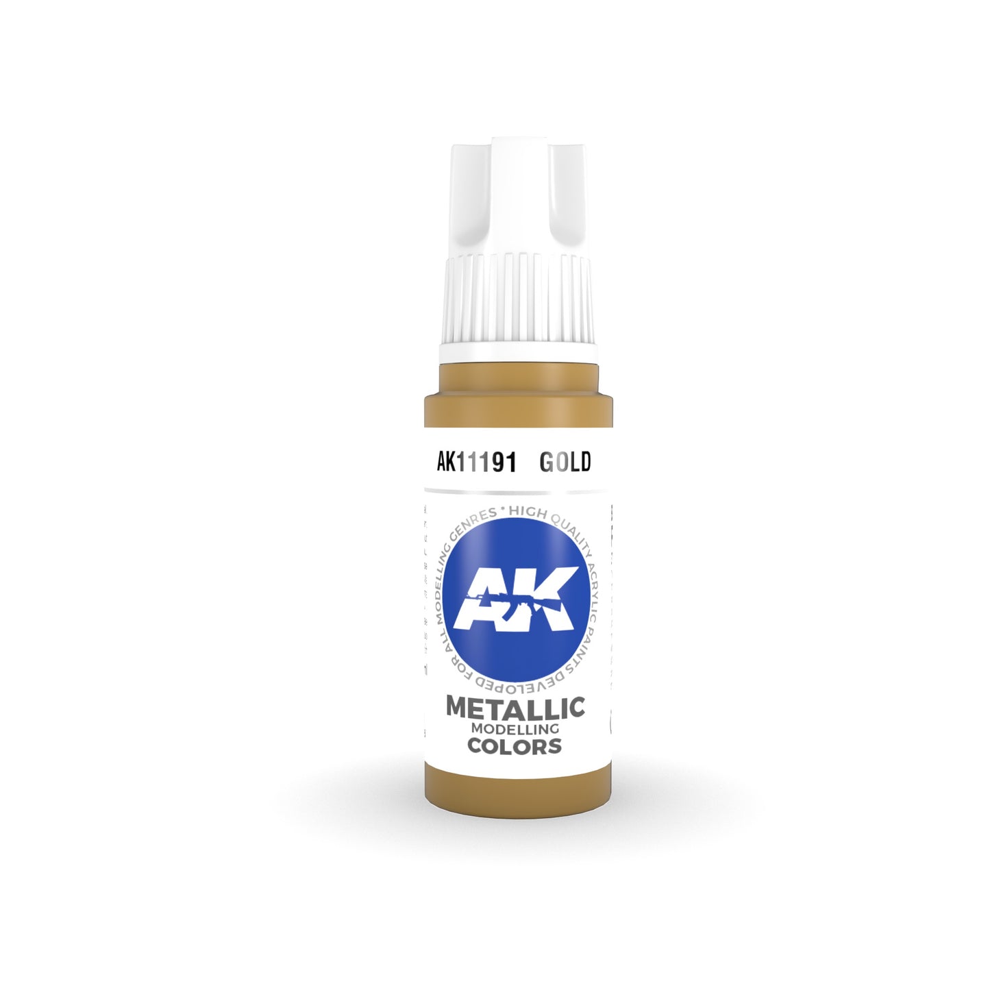 AK Interactive: 3 Gen Acrylics Gold 17ml