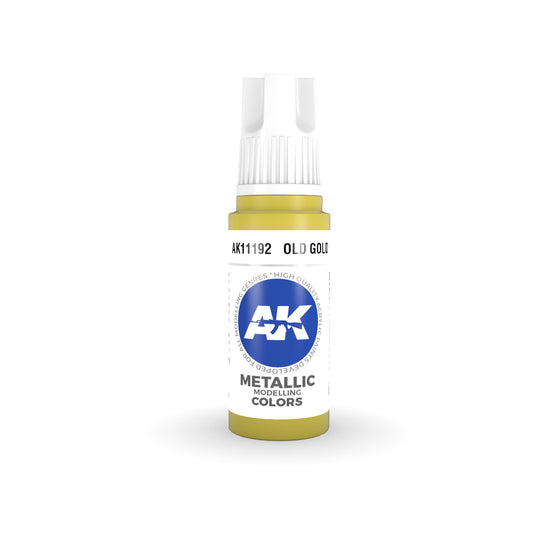 AK Interactive: 3 Gen Acrylics Old Gold 17ml