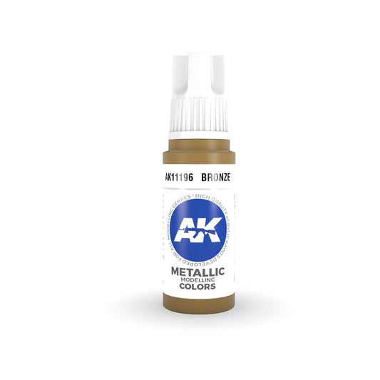 AK Interactive: 3 Gen Acrylics Bronze 17ml