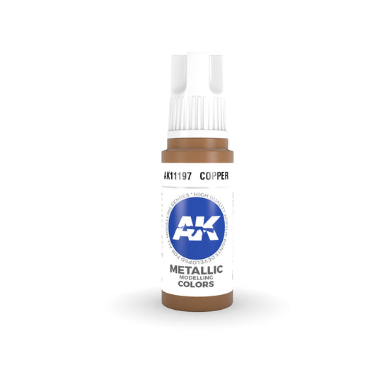 AK Interactive: 3 Gen Acrylics Copper 17ml