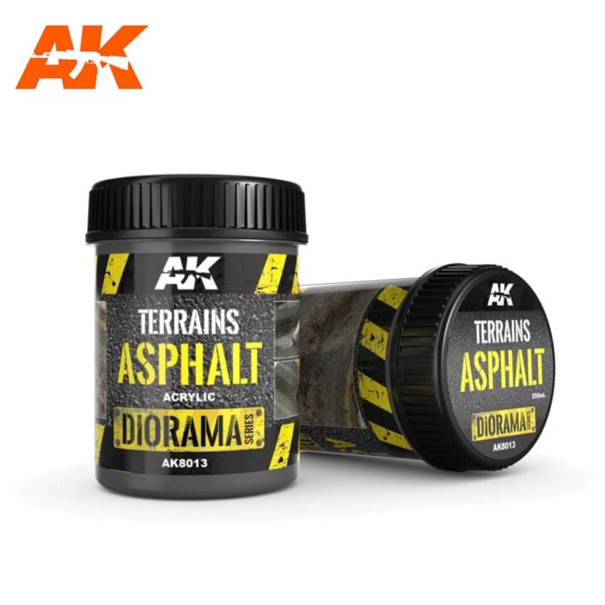 AK Interactive: Dioramas Terrains Ashpalt 250ml