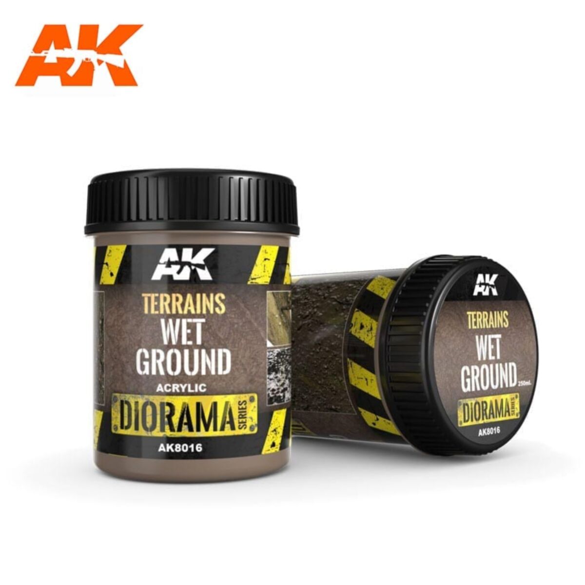 AK Interactive: Dioramas Terrain Wet Ground 250ml