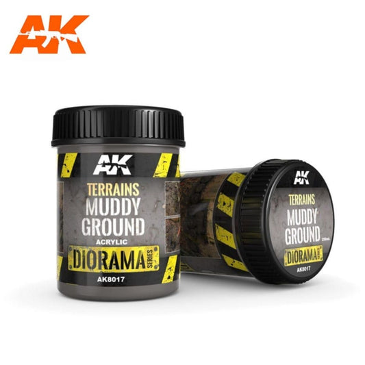 AK Interactive: Dioramas Terrain Muddy Ground 250ml