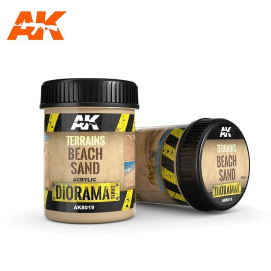 AK Interactive: Dioramas Terrain Beach Sand 250ml