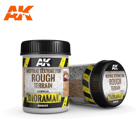 AK Interactive: Dioramas Neutral Texture for Rough Terrains 250ml