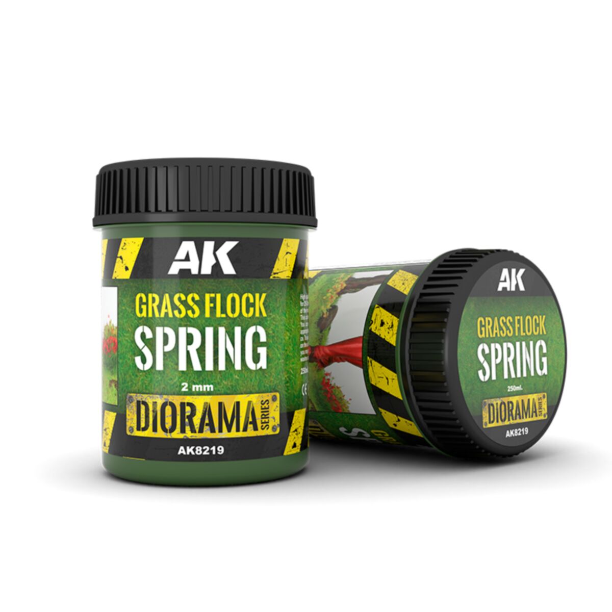 AK Interactive: Dioramas Grass Flock Spring 2mm