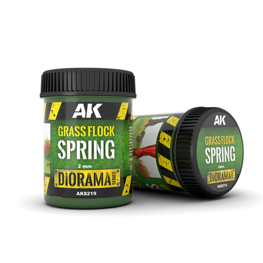 AK Interactive: Dioramas Grass Flock Spring 2mm
