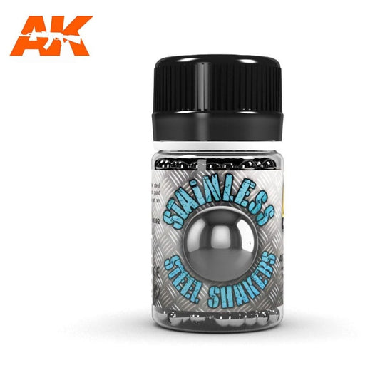 AK Interactive: Tools Stainless Steel Shakers Paint Mixing Balls