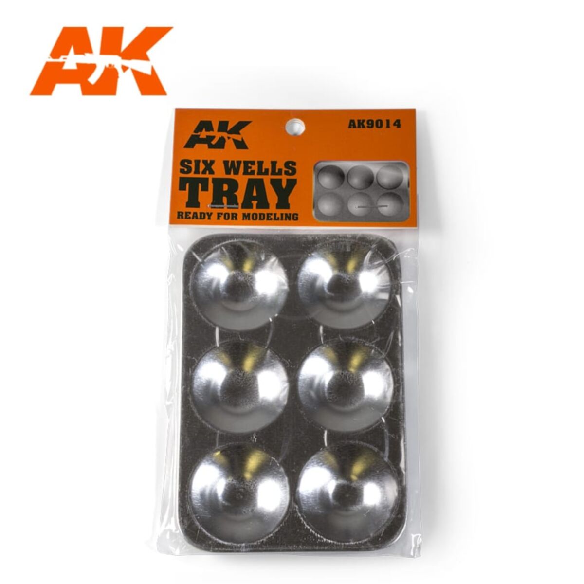 AK Interactive: Aluminium Pallet 6 Wells