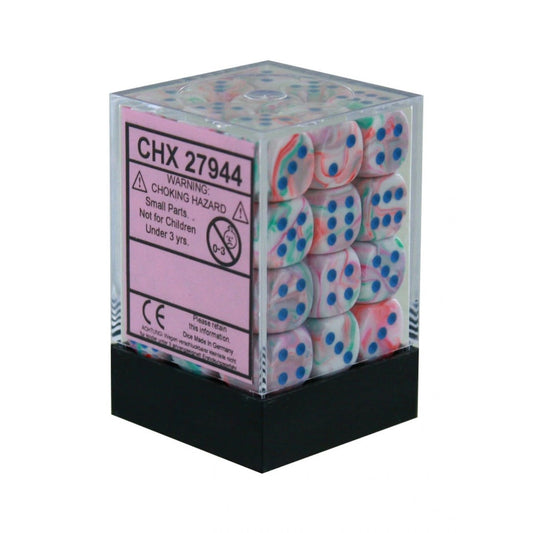Chessex: Festive 12mm D6 Pop Art/Blue (x36)