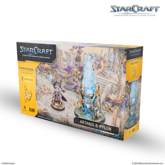 Starcraft Miniatures Game: Protoss Artanis & Pylon