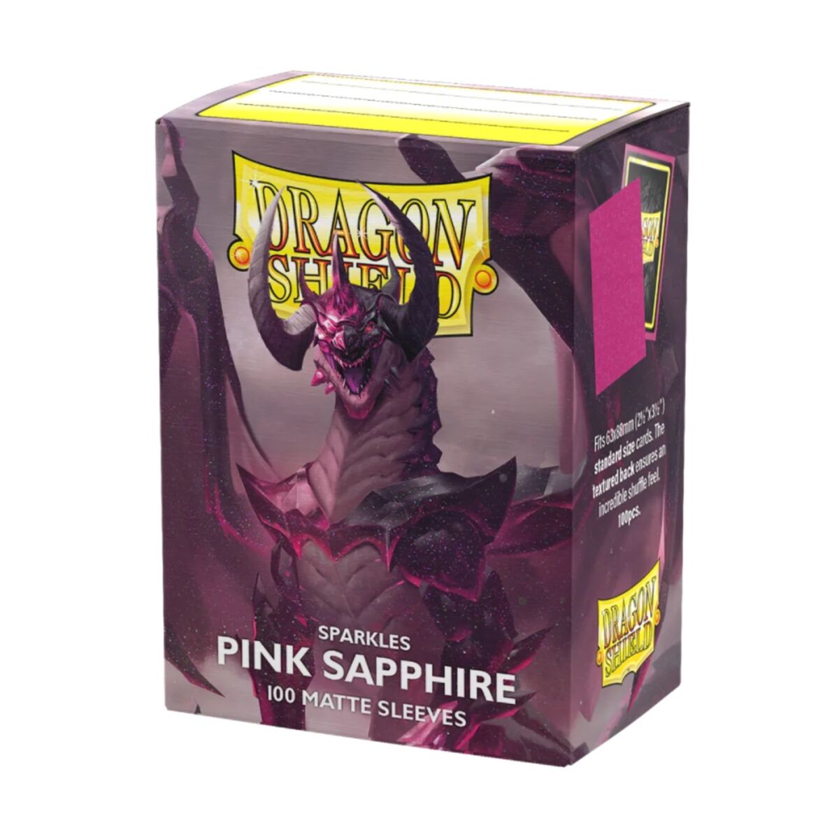 Dragon Shield: Sleeves Matte Sparkles Pink Sapphire