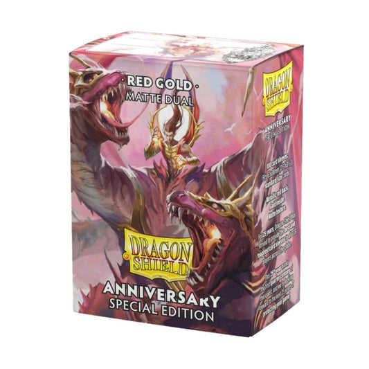 Dragon Shield: Sleeves Matte Dual Special Edition Pomegranate & Gold