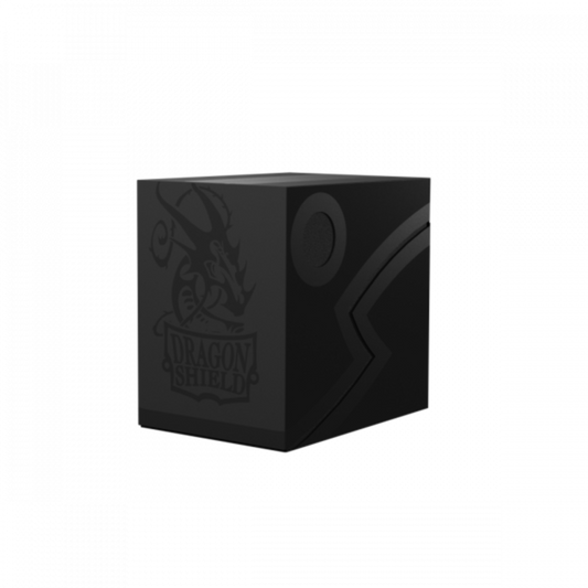 Dragon Shield: Deck Box Double Shell Shadow Black/Black
