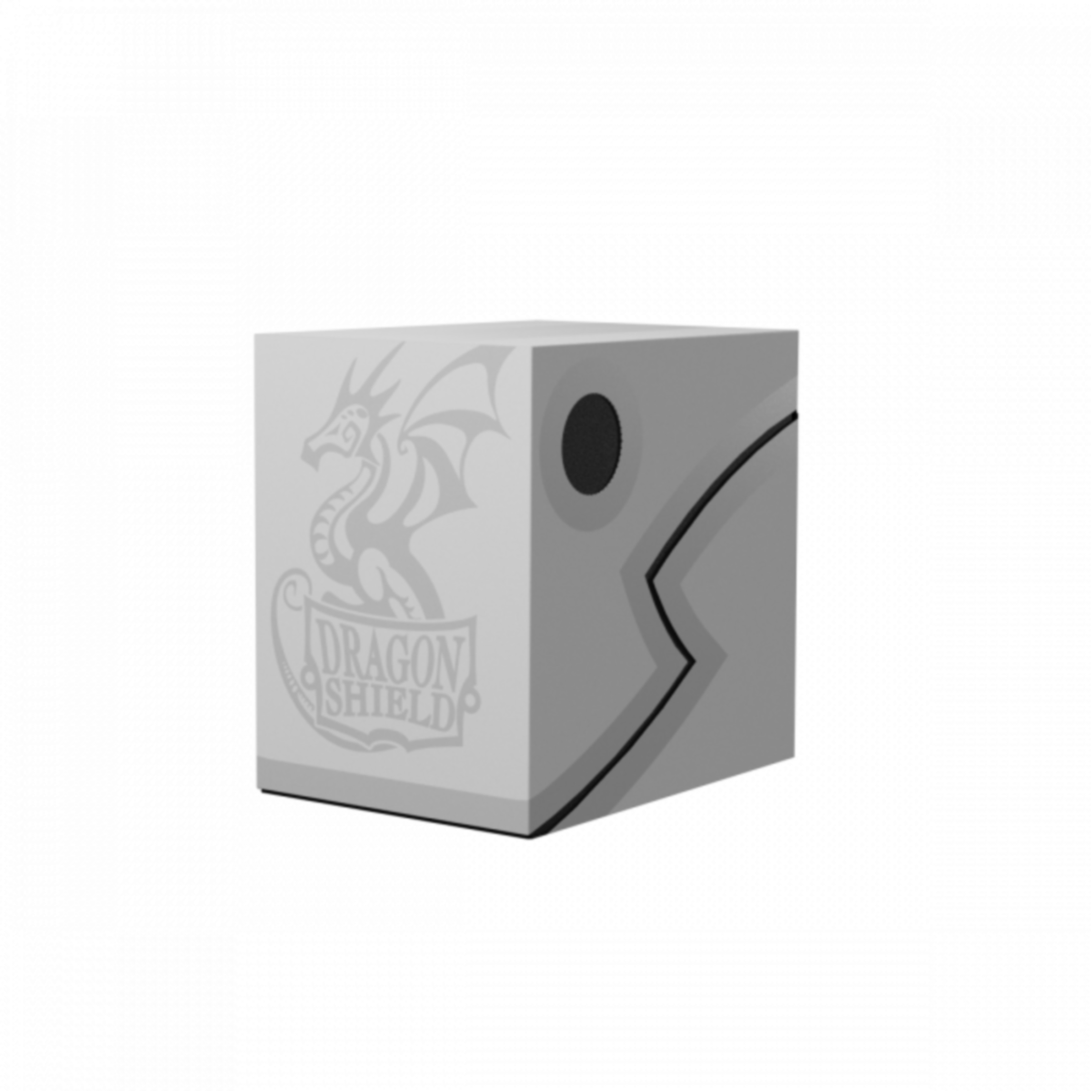 Dragon Shield: Deck Box Double Shell Ashen White/Black