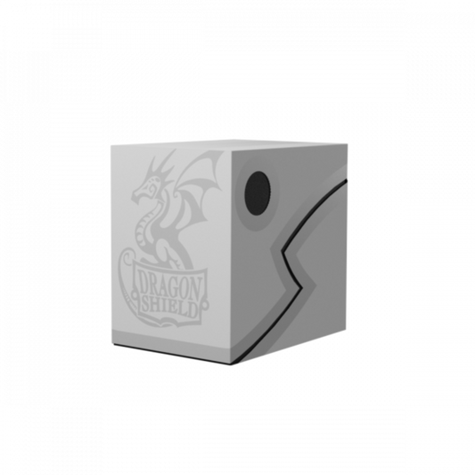 Dragon Shield: Deck Box Double Shell Ashen White/Black