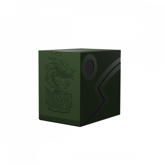 Dragon Shield: Deck Box Double Shell Forest Green/Black