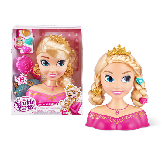 Zuru Sparkle Girlz: Styling Princess Head With Accessories
