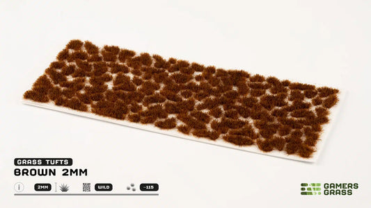 Gamers Grass: Tufts Brown 2mm