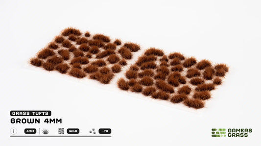 Gamers Grass: Tufts Brown 4mm Wild