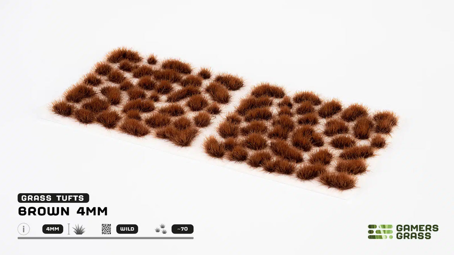 Gamers Grass: Tufts Brown 4mm Wild