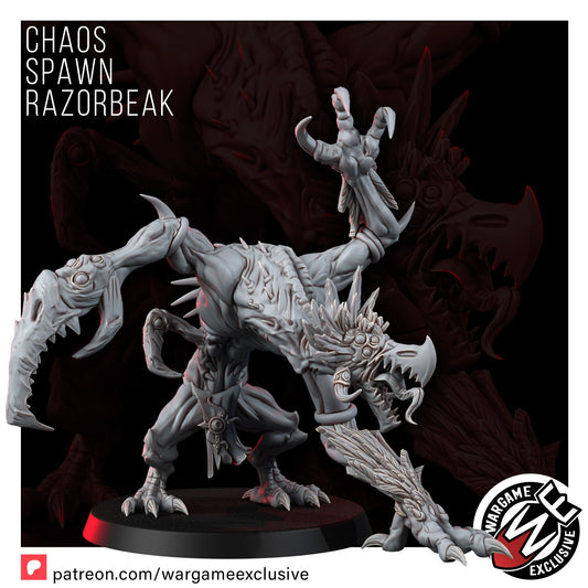 Wargame Exclusive: Chaos Renegades of Pain Spawn Razorbeak