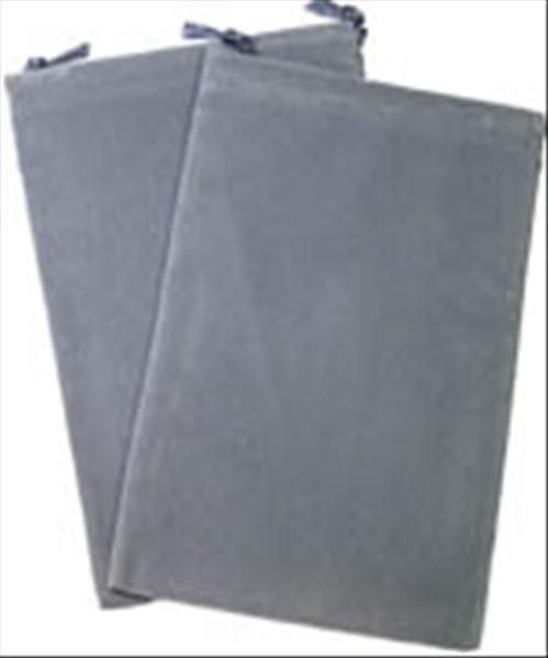 Chessex: Dice Bag Suedecloth (S) Grey 4" x 5 1/2