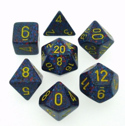 Chessex: Speckled Polyhedral Twilight 7-Die Set