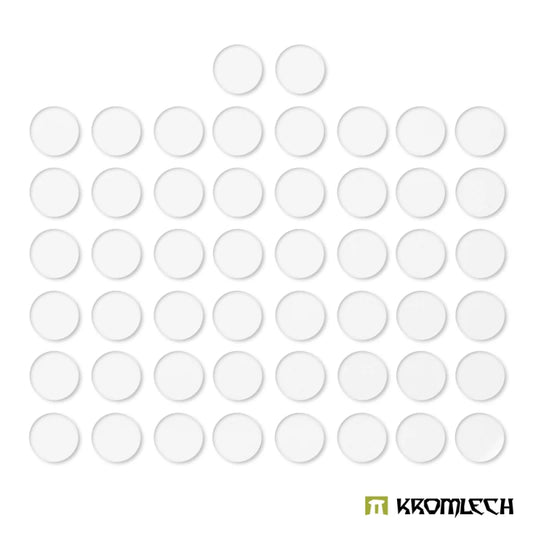 Kromlech: Clear Acrylic Bases Round 25mm (50)